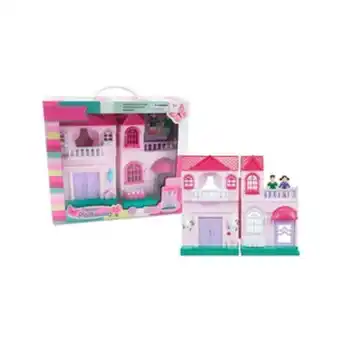Alkosto Set casa de juguete plegable con muñecos 3 piezas my sweet home oferta