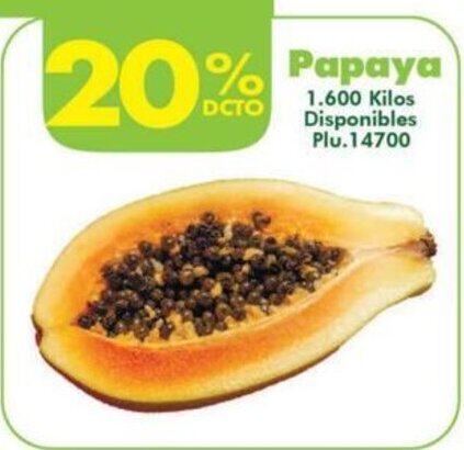 Mercaldas Papaya oferta