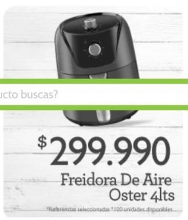 Carulla Oster Freidora De Aire 4lts oferta