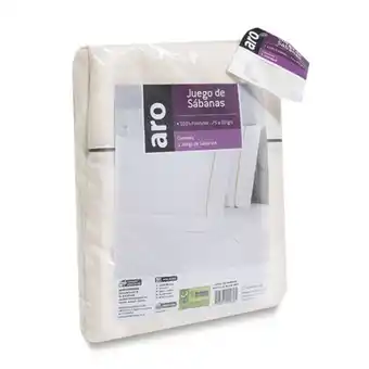 Makro Juego de sabana sencilla beige aro oferta