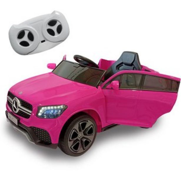 Linio Carro eléctrico mercedes benz rosa lq008 oferta