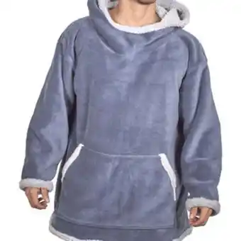 Buzo polar ovejero rosa indigo/gris claro l/xl