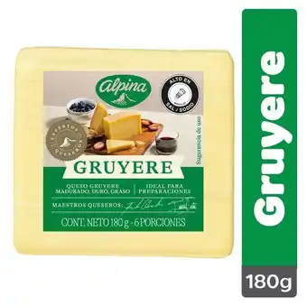 Carulla Cuna queso gruyere alpina 180 gr oferta