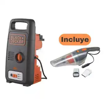 Mercado Libre Hidrolavadora 1450 psi black decker + aspiradora para auto oferta