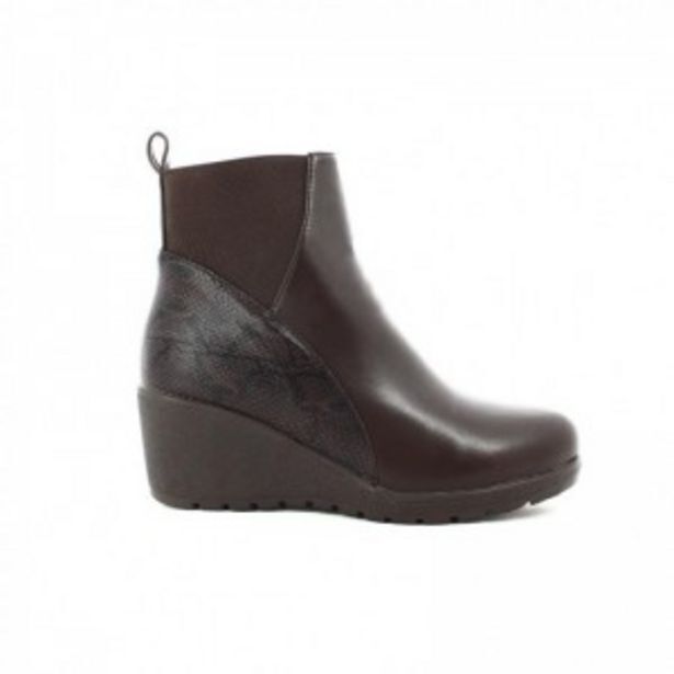 Spring Step Botines para mujer, marca via spring, color café. oferta