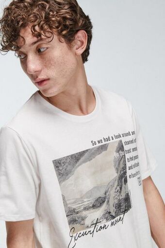 Koaj Camiseta manga corta estampada en frente. oferta