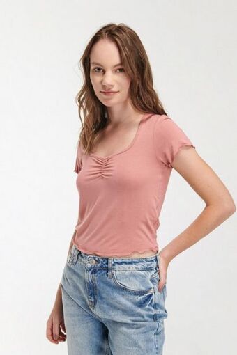 Koaj Camiseta cuello en v oferta
