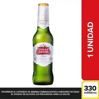 Carulla Cerveza belgica botella stella artois 330 ml oferta