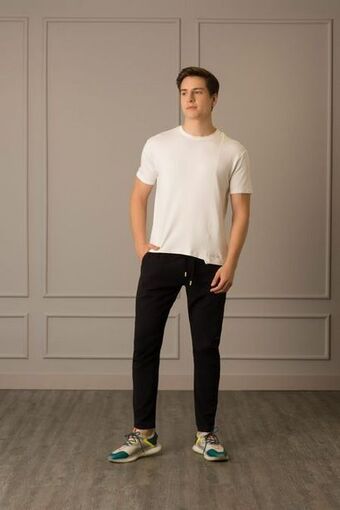 Vélez Camiseta deportiva fly up para hombre manga corta crema oferta