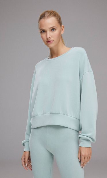 Stradivarius Sudadera deportiva modal tacto suave oferta