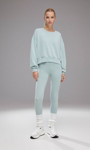 Stradivarius Legging deportivo efecto lavado oferta
