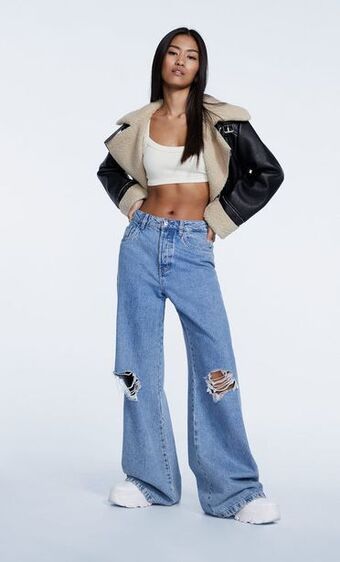 Stradivarius Jeans wide leg oferta