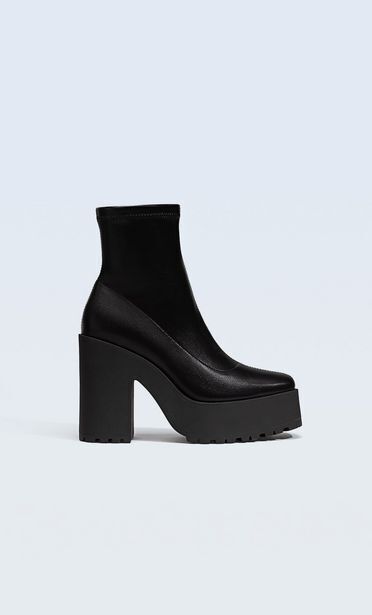 Stradivarius Botines tacón plataforma oferta