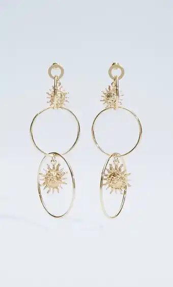 Pendientes aros con soles