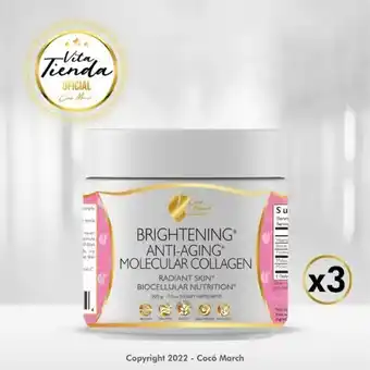 Mercado Libre Suplemento cocó march colágeno molecular anti-aging 3 un oferta
