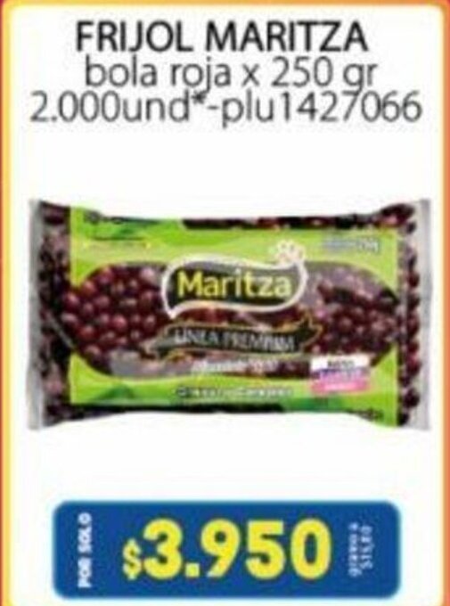 Colsubsidio Maritza Frijol bolsa roja x 250gr oferta