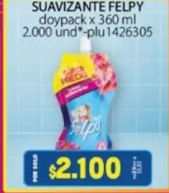 Colsubsidio Felpy Suavizante doypack x 360 ml oferta