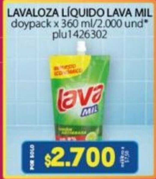 Colsubsidio Lava Mil Lavaloza Liquido oferta