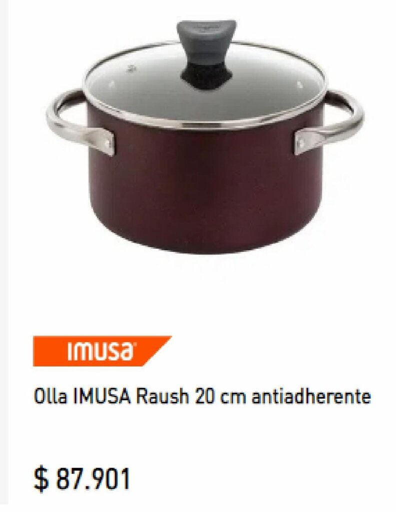 Imusa Imusa Olla Raush 20 cm antiadherente oferta