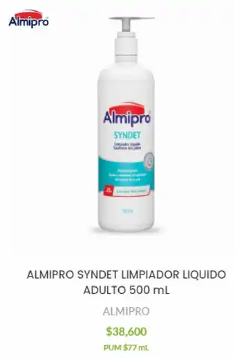 Almipro Syndet Limpiador Liquido Adulto 500 ml