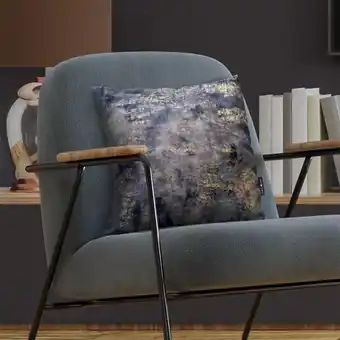 Muebles Jamar Cojín 45x45 zafiro, dorado agata oferta
