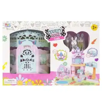 Alkosto Set castillo conejos 24 piezas lovely home castle oferta