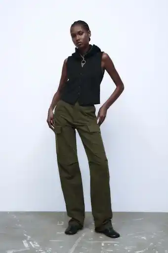 Zara Pantalón the cargo straight oferta