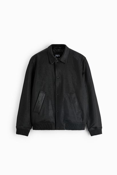 Zara Cazadora brillo oferta