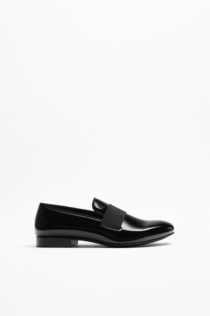 Zara Mocasín efecto charol oferta