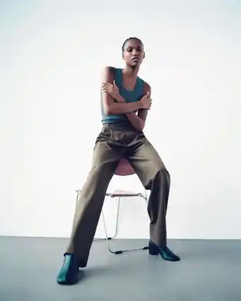 Zara Pantalón cargo oferta