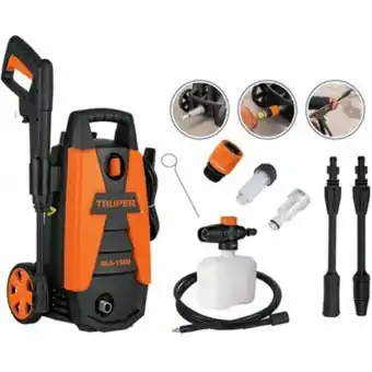 Linio Hidrolavadora eléctrica con jabonera 1500 psi, truper oferta