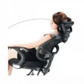 Linio Silla de oficina gerencial reclinable para escritorio - negra oferta