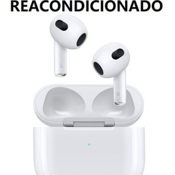 Linio Audífonos airpods 3era generación - color blanco reacondicionado oferta