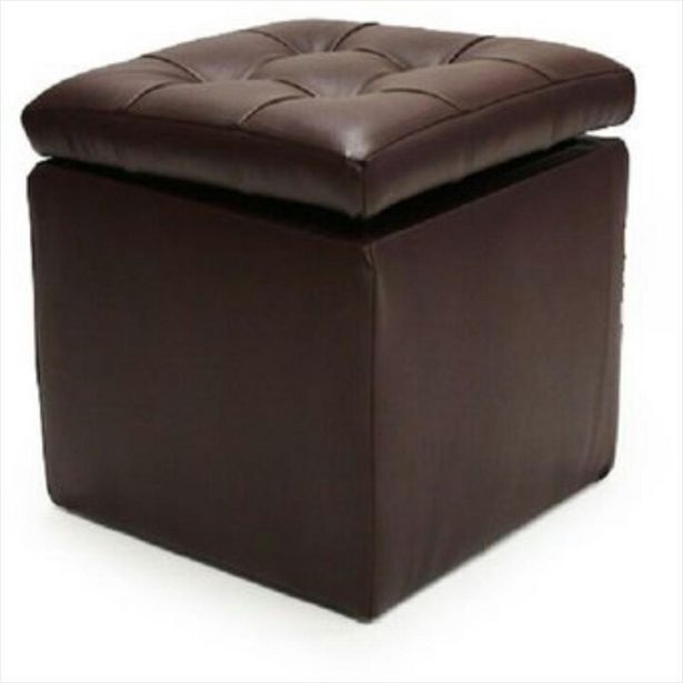 Éxito Puf baul 40x40 chocolate oferta