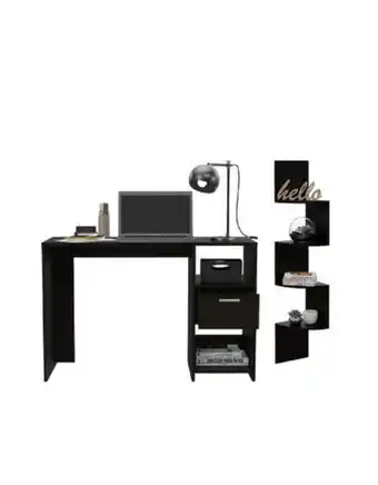 Flamingo Combo oficina marius, escritorio + repisa oferta