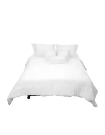Flamingo Duvet encaje over blanco s oferta