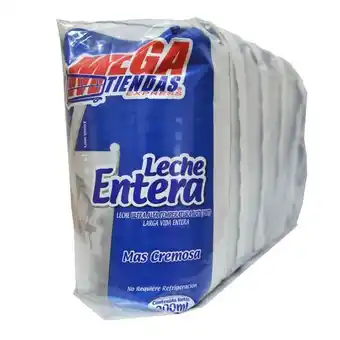 MegaTiendas Leche entera megatiendas 6 unds x 900 ml c/u oferta