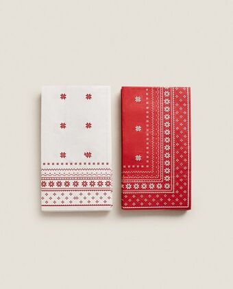 Zara Home Servilletas de papel navidad (pack de 30) oferta