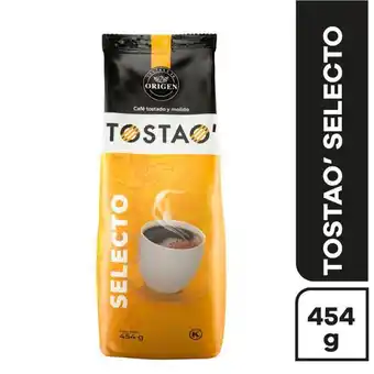 Carulla Cafe tostado mol. selecto tostao 454 gr oferta