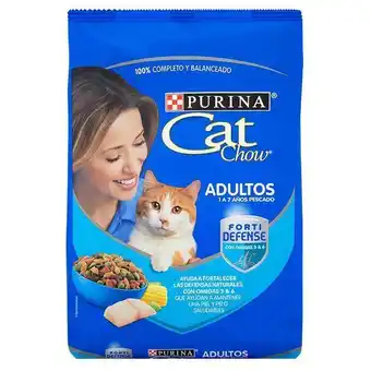 Carulla Alimento para gatos cat chow adulto pescado x 1500 gr oferta