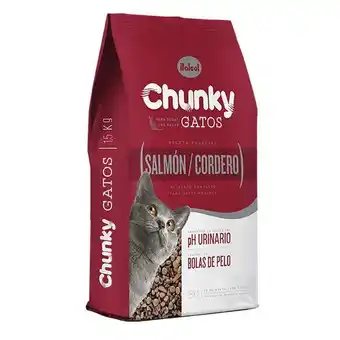 Carulla Alimento gato salmon y cordero chunky 1500 gr oferta