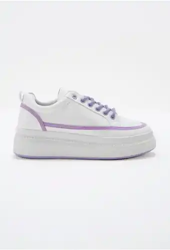 ELA Tenis suela alta cordones en contraste oferta