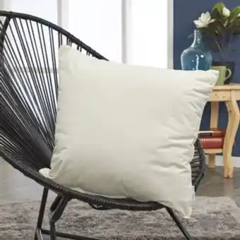 Brissa Cojín liso suede marfil oferta