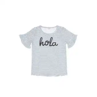 Los Tres Elefantes Camiseta azul rayas niña oferta