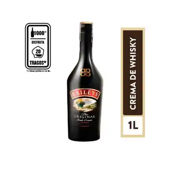 Makro Crema de whisky baileys botella 1000ml oferta
