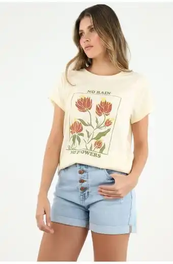 Tennis Camiseta para mujer color crudo oferta