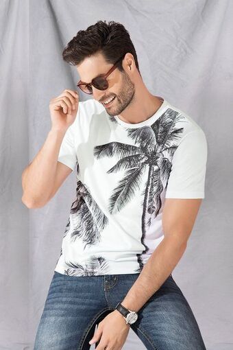 Pacífika Camiseta manga corta blanco oferta