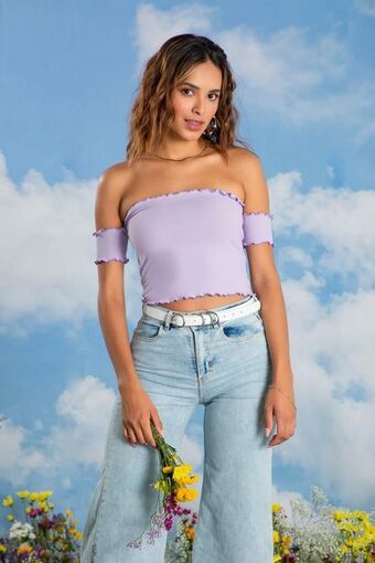 Pacífika Camiseta manga corta morado oferta