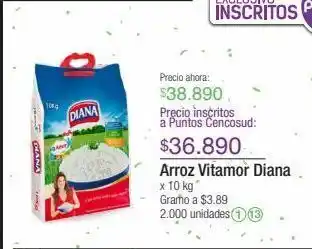 Jumbo Arroz vitamor diana x 10 kg oferta