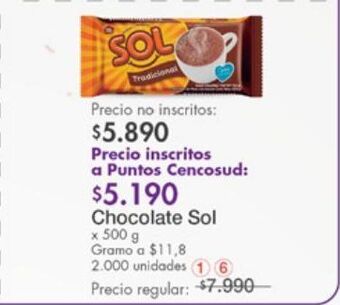 Metro Chocolate sol x 500g oferta